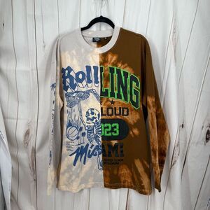 Rolling Loud Men’s XL Colorblock Longsleeve Tee